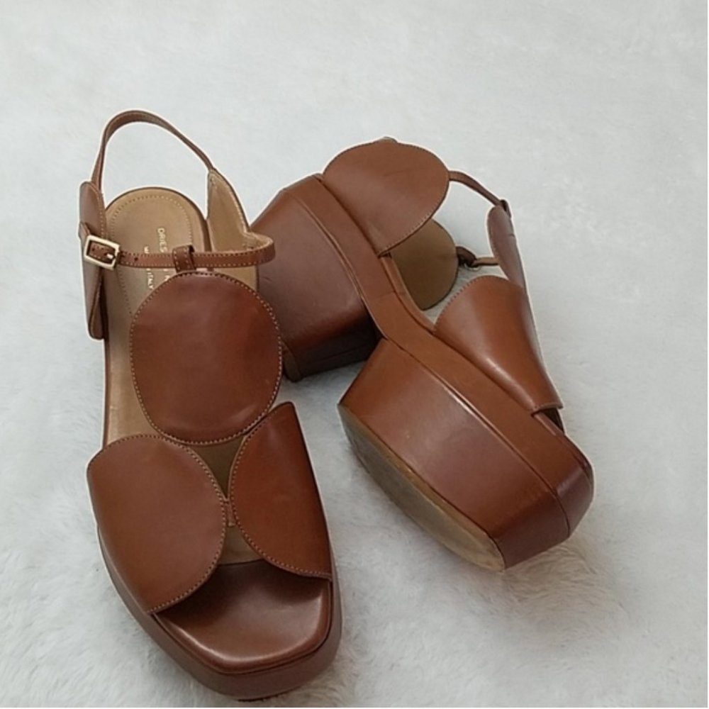 Dries Van Noten Runway Circle Wedge